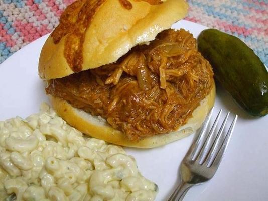 crock pot barbecue getrokken varkensvlees