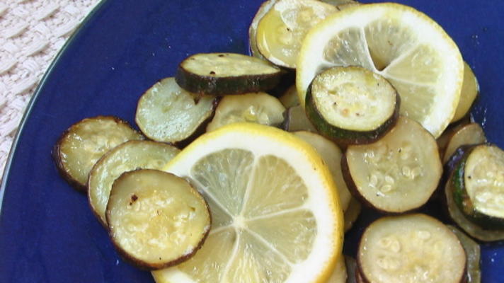 geroosterde citroencourgette