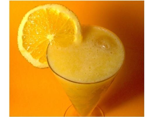 oranje bananencrème smoothie