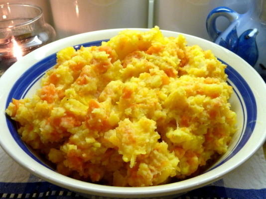 clapshot (aardappelen, wortels en rutabaga)