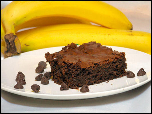 banaan chocoladeschilfer brownies