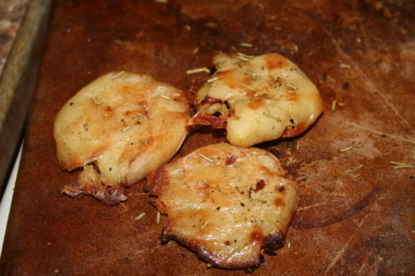 knapperige, tweemaal geroosterde aardappelen