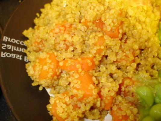wortel, kikkererwten en quinoa melange