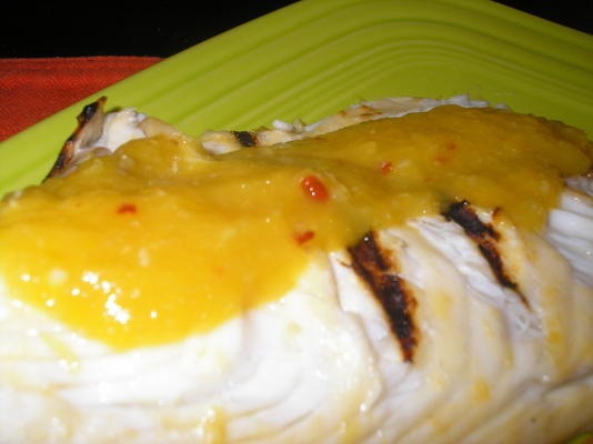 mango tilapia van het eiland