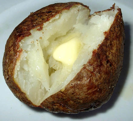 geroosterde gebakken aardappel