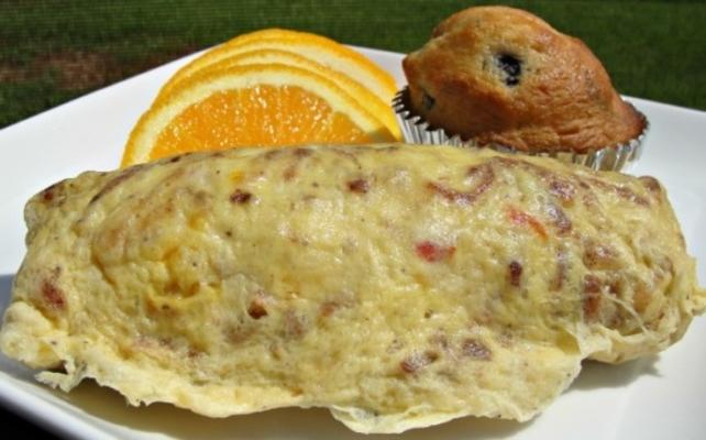 kamperen gemakkelijk gemaakt: omelet in zak
