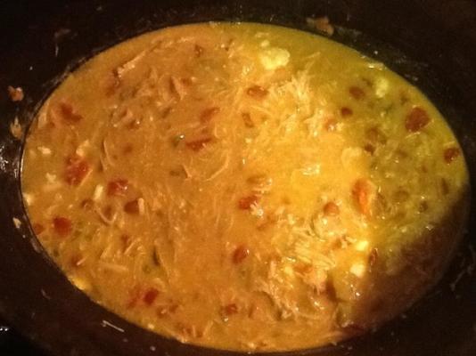 snel en gemakkelijk kip chili (crockpot)