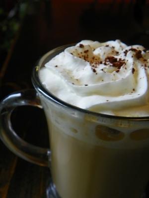 witte chocolade baileys latte
