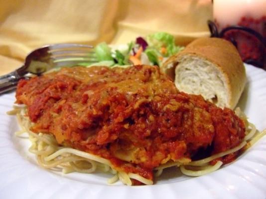 kittencal's chicken parmesan (vetarm en heerlijk!)