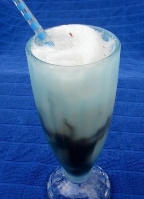 chocolade frisdrank of float (fonteinstijl en verlicht)