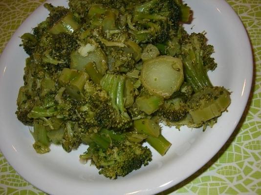 gestoomde Italiaanse stijl van broccoli