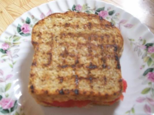 tomatensandwichpakketten voor de grill