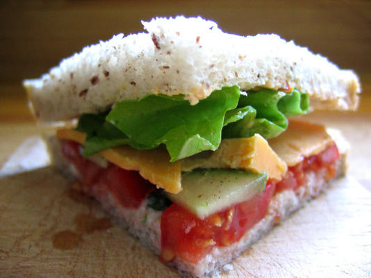 zomersalade sandwich