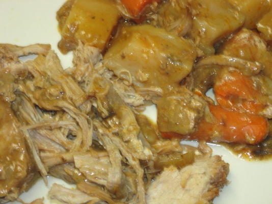 crock pot varkensvlees lendenen gebraden