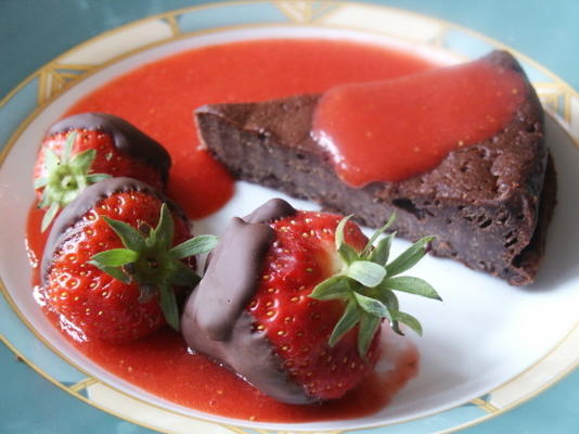 bevroren chocolademousse taart