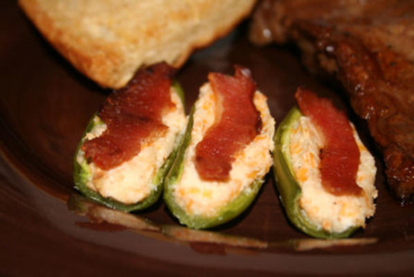spek gewikkeld cajun jalapenos