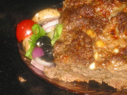 Grieks gehaktbrood met feta