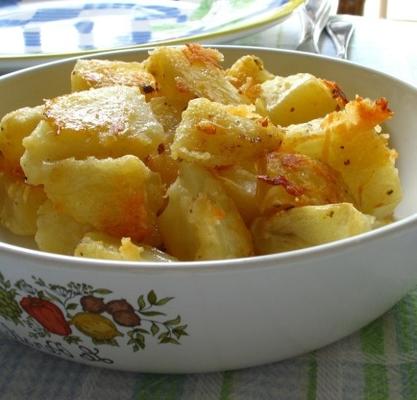 oven-geroosterde parmezaanse aardappelen