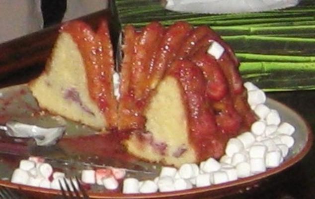 aardbei shortcake bundt cake