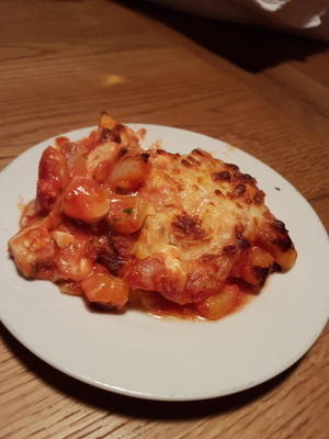 eenvoudige, vetarme lasagne van kip