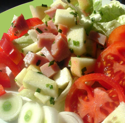 appel ham salade