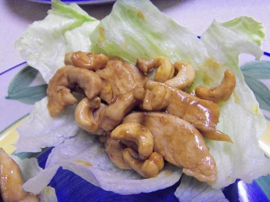 cashew chicken sla wraps