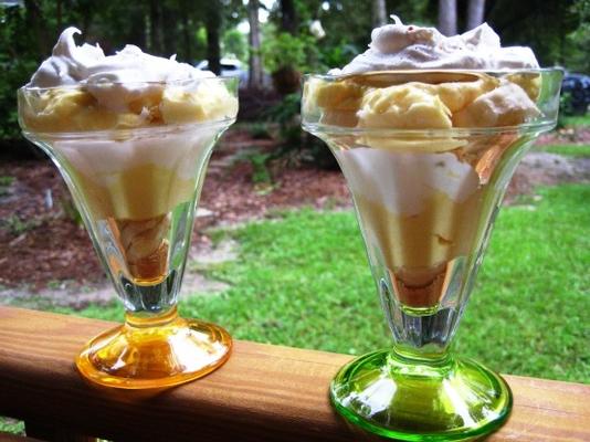 banana cream pudding parfaits