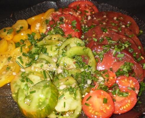 mandeacute; li-mandeacute; lo: een warboel en mengeling van erfstuk tomaten