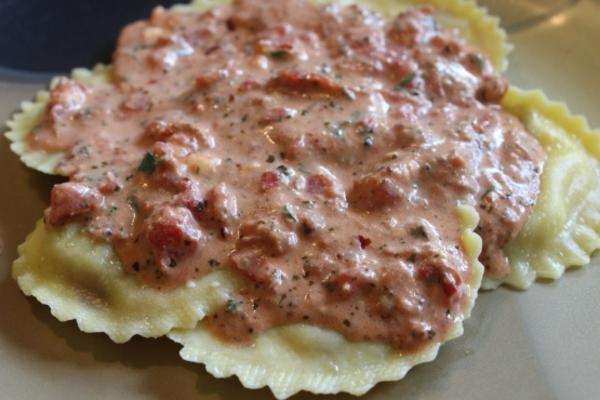 romige ravioli