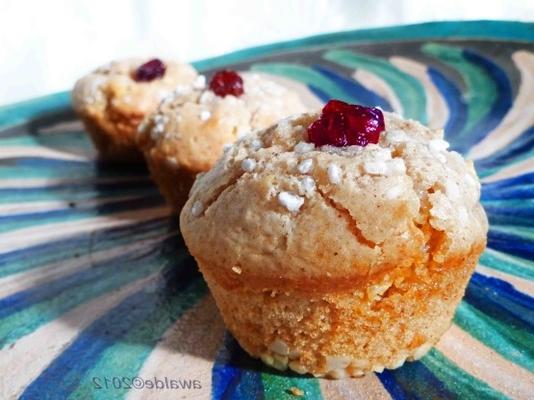 witte chocolade cranberry muffins