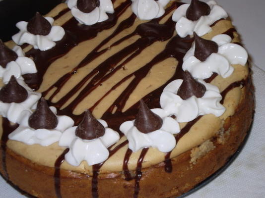 reese chocolade pindakaas cheesecake