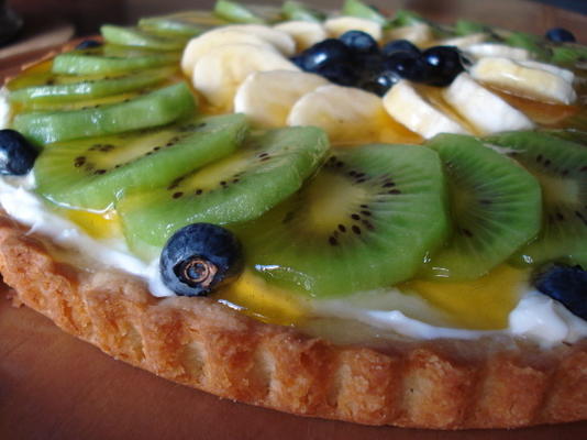 frisse zomerfruittaart