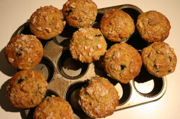 amandel perzik muffins
