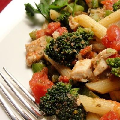 pasta, broccoli en kip