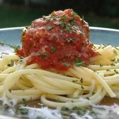 spaghetti met Marinara saus