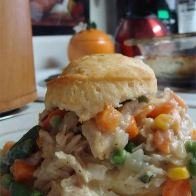 chicken biscuit pie