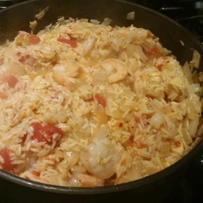 jambalaya met garnalen