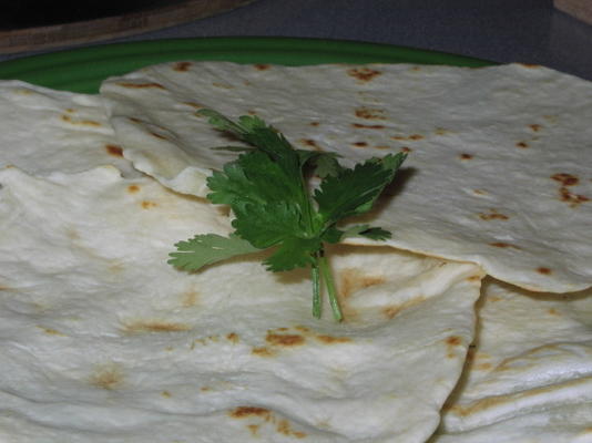 zelfgemaakte bloem tortilla's - 2 (of 3) ww punten