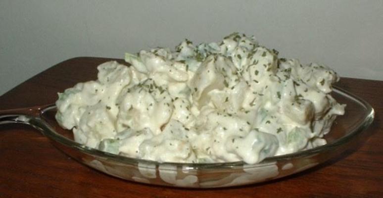 romige aardappel-salade zonder ei