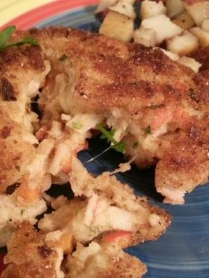 snoekbaars crabcakes