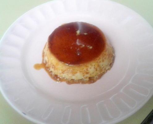 romige caramel flan