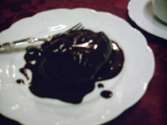veganistische chocolade pudding cake (crock pot)