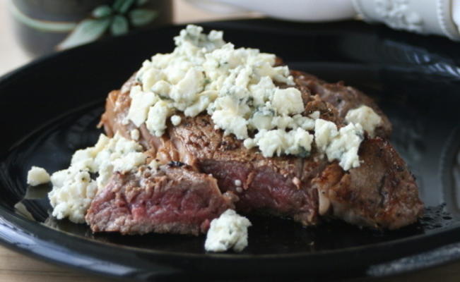 blauwe kaas steak