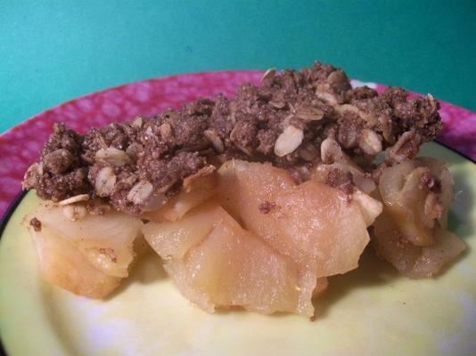 veganistische apple crisp (geen margarine)