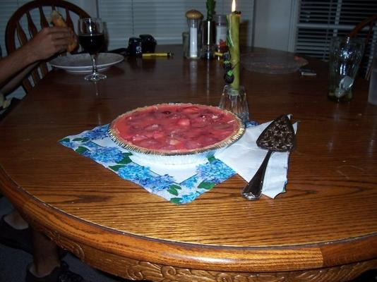 aardbei jello pie