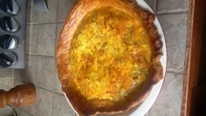 spek en prei quiche