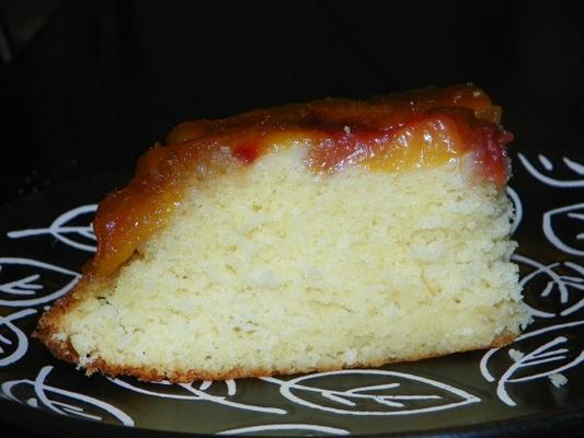 nectarine ondersteboven cake