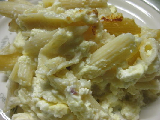 gebakken ziti met feta