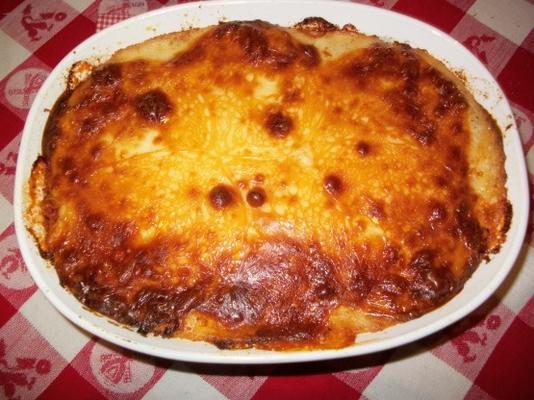 mozzarella ziti met worst
