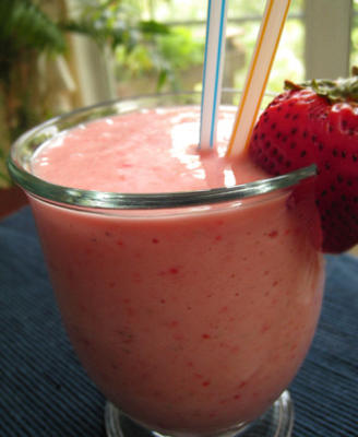 aardbei colada smoothie